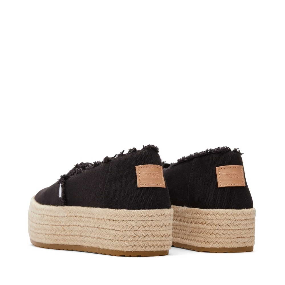 Toms Valencia Espadrille Black Canvas - Picture 4 of 8